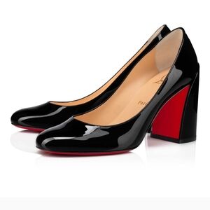 Christian Louboutin Black and Red Heels